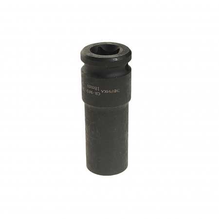 Головка торцевая 18мм 1/2" 6-гранная ударная глубокая L=78мм ЭВРИКА ER-95811  1/64 Головка торцевая 18мм 1/2" 6-гранная ударная глубокая L=78мм ЭВРИКА ER-95811  1/64