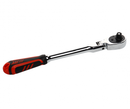 JTC Ключ трещотка 3/8" 72 зуба 268мм шарнирная с резиновой рукояткой JTC