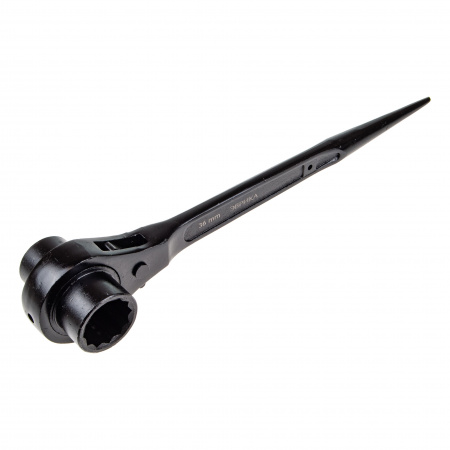 Ключ ступичный ER-43236 трещоточный усиленный 32х36мм (24 зуб.) ЭВРИКА /1/2/16 NEW