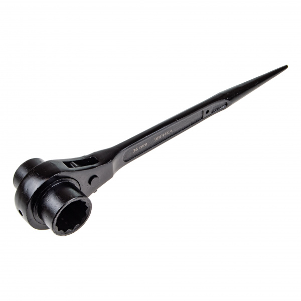 Ключ ступичный ER-43236 трещоточный усиленный 32х36мм (24 зуб.) ЭВРИКА /1/2/16 NEW