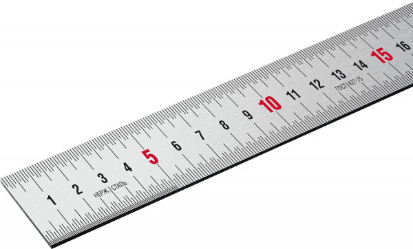 ЗУБР Про-30Д, длина 0.30 м, усиленная нержавеющая линейка, Профессионал (34280-030-Д)