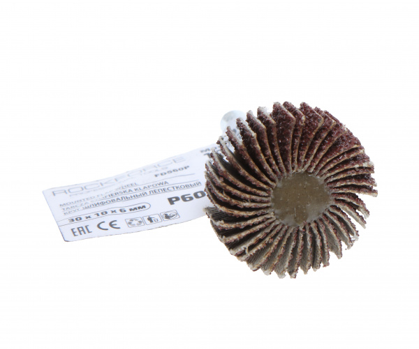 Круг RF-FD560Р шлифовальный лепестковый P60 30х10х6мм ROCKFORCE /1/100 Круг RF-FD560Р шлифовальный лепестковый P60 30х10х6мм ROCKFORCE /1/100