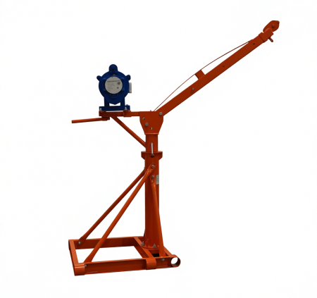 Мини-кран строительный TOR KM с поворотной стрелой и лебедкой KCD 500 кг 60 м 380В