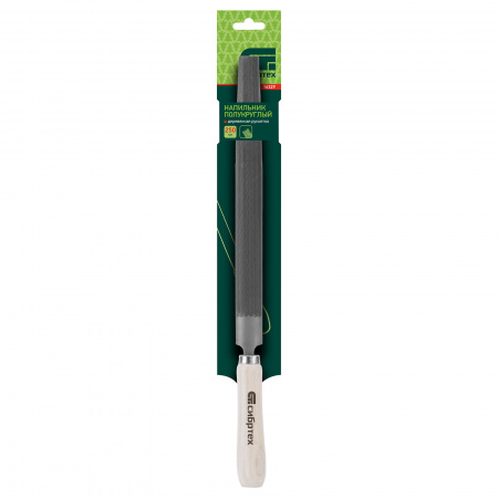 Напильник полукруглый, 250 мм, деревянная ручка Сибртех