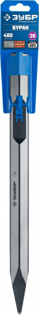 ЗУБР БУРАН, 400 мм, HEX 28, пикообразное зубило (29372-00-400)