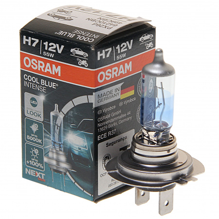 Автолампа H7 (55) PX26d+100% COOL BLUE INTENSE (NextGen) до 5000K 12V OSRAM /1/10/100