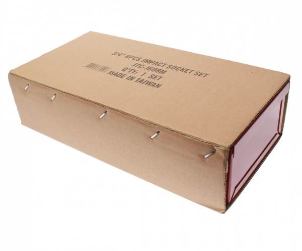 JTC Набор головок торцевых 3/4" 6-ти гранных 21-38мм ударных 8 предметов в кейсе JTC