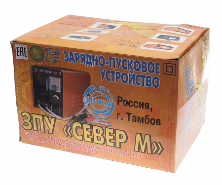 Зарядно-пусковое устройство ЗПУ-СЕВЕР-М для АКБ 12V (12A, в режиме пуска 200А) плавная регулировка 220V ТАМБОВ /1