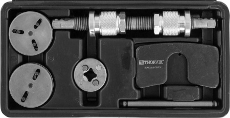 ABCRT2 Приспособление для возврата поршней дисковых тормозных механизмов в наборе, 7 предметов