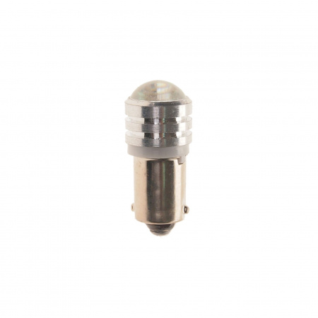Автолампа T4W (BA9s) 1 SMD CREE WHITE 6000K 120лм 12V MEGAPOWER /10 /100 OLD