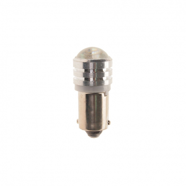 Автолампа T4W (BA9s) 1 SMD CREE WHITE 6000K 120лм 12V MEGAPOWER /10 /100 OLD