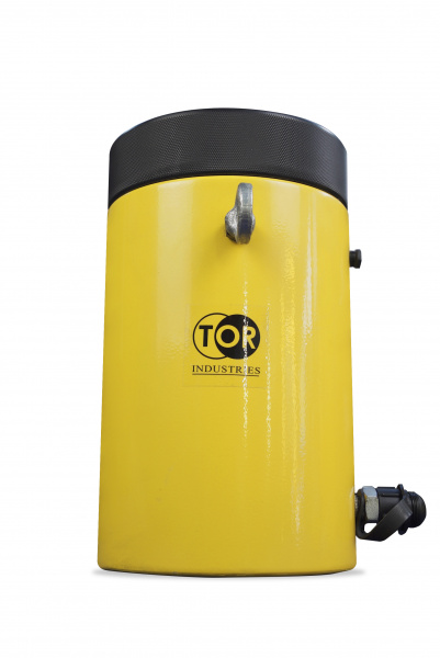 Домкрат гидравлический TOR HHYG-100150LS (ДГ100П150Г) 100 т с фиксирующей гайкой Домкрат гидравлический TOR HHYG-100150LS (ДГ100П150Г) 100 т с фиксирующей гайкой