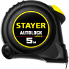 STAYER AutoLock, 5 м х 25 мм, рулетка с автостопом (2-34126-05-25)