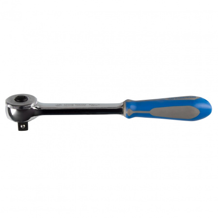 Трещотка 1/2", 262 мм, 72 зубца, дисковый механизм, с кнопкой KING TONY 4756-10G