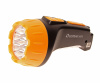 Фонарь C-3818 7+8 LED BLACK/YELLOW 15см с аккумулятором, 2 режима 220V ULTRAFLASH /1/5/60