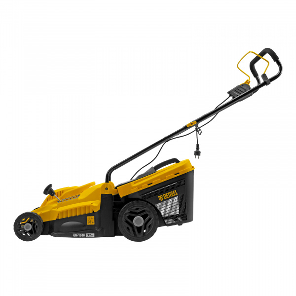 Газонокосилка электрическая GM-1300, 1300 Вт, шир. 32 см, 5 уров., травосб. 35 л Denzel