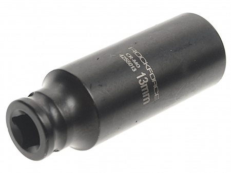 Головка торцевая 13мм 1/4" 6-гранная ударная удлиненная L= 50 мм ROCKFORCE RF-4255013 /1/10/180