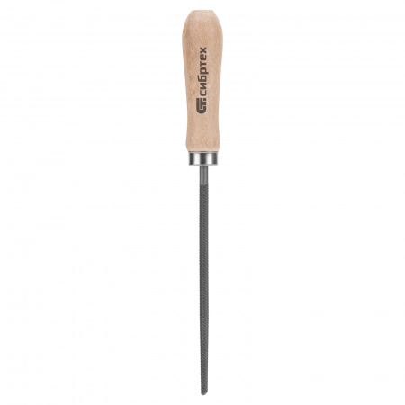 Напильник круглый, 150 мм, деревянная ручка Сибртех