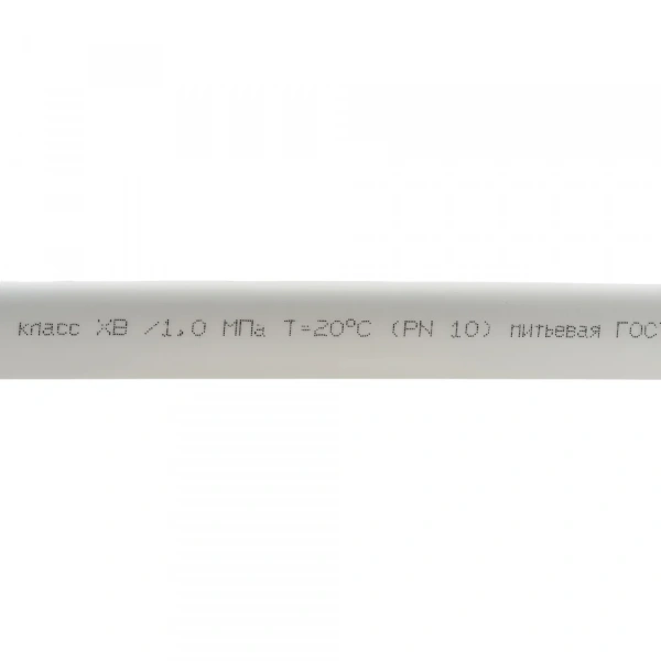 Труба Gigant PP-R белая PN10, Т 20 °С, 25x2.3 мм, 2 м GSG-2