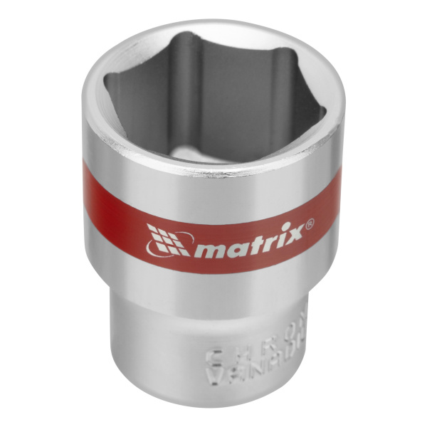 Набор торцевых головок 1/2", 6 гранные, CrV, 10-22мм, 10 штук Matrix Набор торцевых головок 1/2", 6 гранные, CrV, 10-22мм, 10 штук Matrix