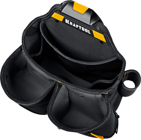 KRAFTOOL KBS-3L пояс монтажника, в комплекте: пояс монтажника и 2 большие сумки (38761)