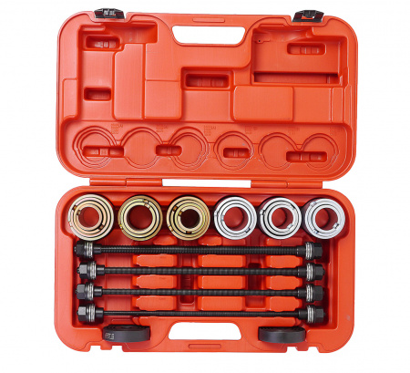 JTC Набор инструментов для демонтажа/монтажа сайлентблоков внутр. d=34-72мм универсальный 26 пр. JTC