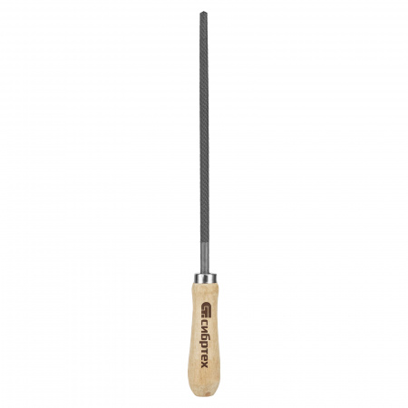 Напильник круглый, 200 мм, деревянная ручка Сибртех