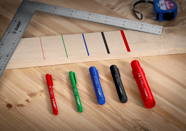 ЗУБР МП-50 синий, 0.5 мм перманентный маркер (06321-7)