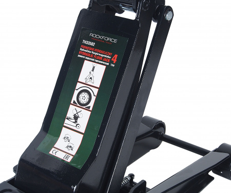 Домкрат гидравлический RF-TH33502 подкатной 4т двухпоршневой (h min 95мм, h max 560мм) ROCKFORCE /1