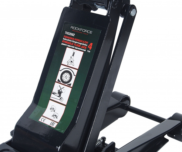 Домкрат гидравлический RF-TH33502 подкатной 4т двухпоршневой (h min 95мм, h max 560мм) ROCKFORCE /1