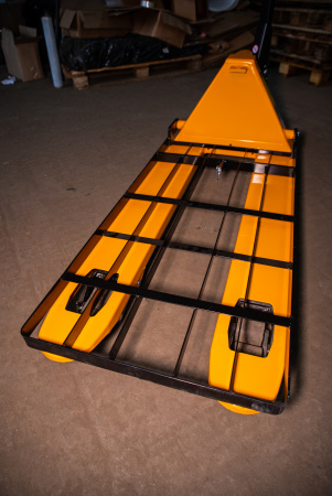 Тележка гидравлическая с решеткой 2500 кг 1150 мм полиуретановые колеса XILIN BFR Тележка гидравлическая с решеткой 2500 кг 1150 мм полиуретановые колеса XILIN BFR