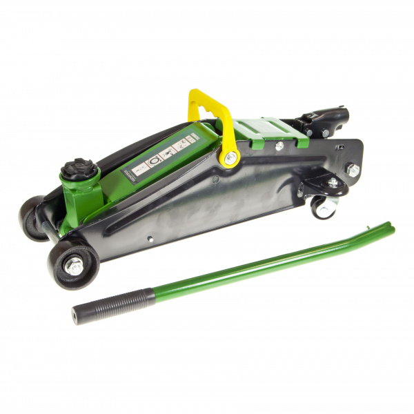 Домкрат подкатной гидравлический 2т (h min 135мм, h max 390мм) ROCKFORCE /1