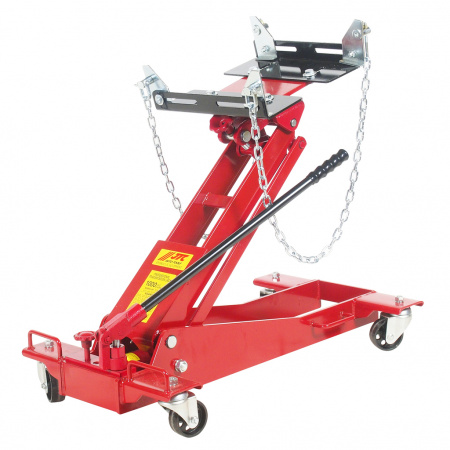 JTC Домкрат подкатной 1т 200-750мм с вращающейся ручкой (для ДВС и КПП) JTC