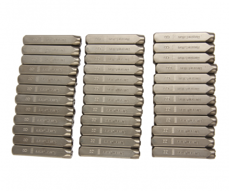 JTC Клейма буквенные кириллица 8мм (HRC 60+-2град. DIN 1451) JTC