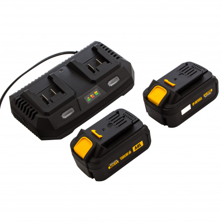 Цепная пила аккумуляторная бесщеточная RCS400-36, Li-ion, 36 В, 4 Ач, шина 400 мм Denzel