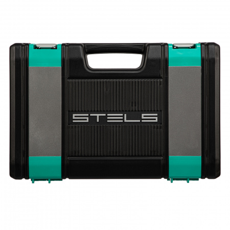 Набор инструментов 1/2", 1/4", CrV, 12 гранные головки, пластиковый кейс, 82 предмета Stels