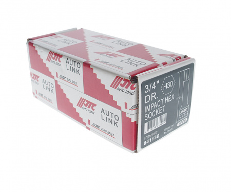 JTC Головка торцевая 3/4" HEX H30 ударная L=100мм JTC
