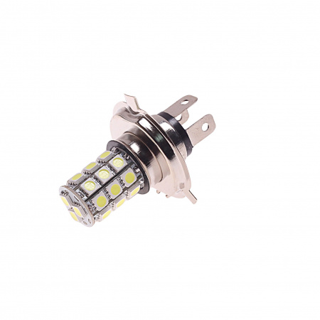 Автолампа H4 (P43t) 28 SMD 5050 WHITE 6000K 560лм 12V MEGAPOWER /1/10/100
