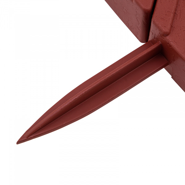 Бордюр "Кирпич", 13 х 300 см, терракот, Россия, Palisad