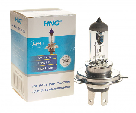 Автолампа H4 (75/70) P43t 24V HNG /1/10/250