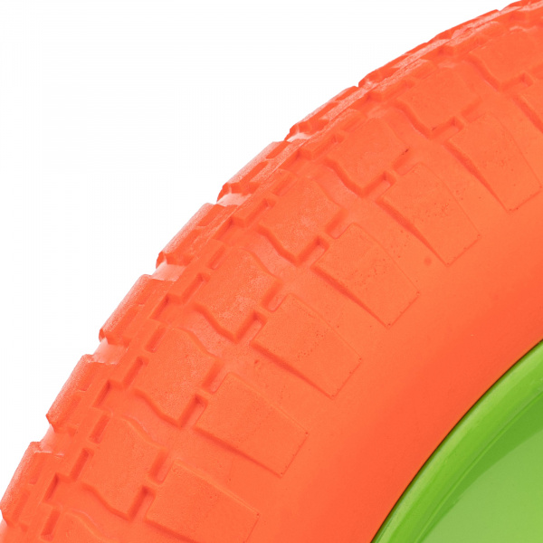 Колесо полиуретановое 3.00-8, длина оси 90 мм, подшипник 16 мм Сибртех Колесо полиуретановое 3.00-8, длина оси 90 мм, подшипник 16 мм Сибртех