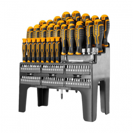 Набор отверток и бит 40+60 шт INGCO HKSD10028