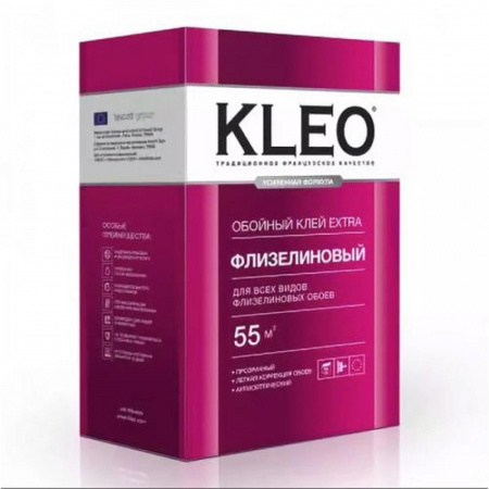 Клей обойный Kleo Экстра флизелиновый 390гр (55м2) (16)