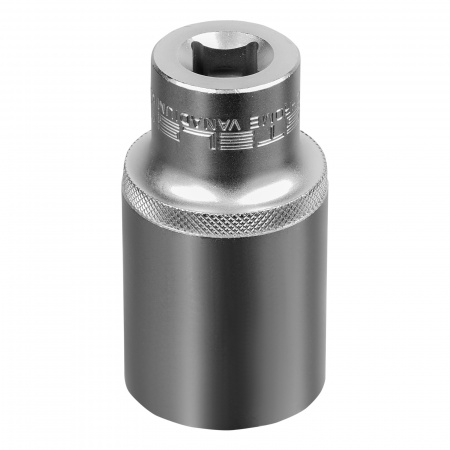 Головка торцевая удлиненная, 30 мм, шестигранная, CrV, под квадрат 1/2 Stels