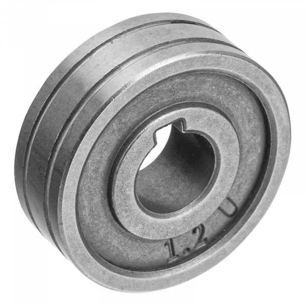 Подающий ролик, U профиль под алюминиевую проволоку 1,0-1,2 мм, 2 шт Denzel Подающий ролик, U профиль под алюминиевую проволоку 1,0-1,2 мм, 2 шт Denzel