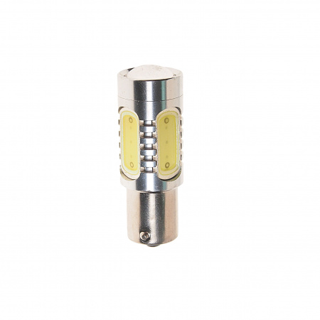 Автолампа P21W (BA15s) 5 SMD MEGA WHITE 6000K 400лм 12V MEGAPOWER /10 /100 OLD