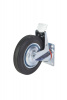 Колесо поворотное резина SCb 80 200 мм с тормозом (F)