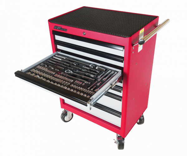 JTC Тележка инструментальная 7 секций (JTC-3931) с набором инструментов (JTC-39311,39312,39313) JTC