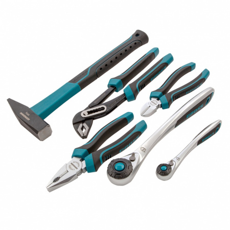 Набор инструментов, 1/4", 1/2", CrV, 120 зубьев, 115 предметов Gross Набор инструментов, 1/4", 1/2", CrV, 120 зубьев, 115 предметов Gross