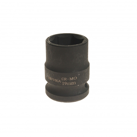 Головка торцевая 19мм 1/2" 6-гранная ударная L=40мм ЭВРИКА ER-95712  1/96 Головка торцевая 19мм 1/2" 6-гранная ударная L=40мм ЭВРИКА ER-95712  1/96